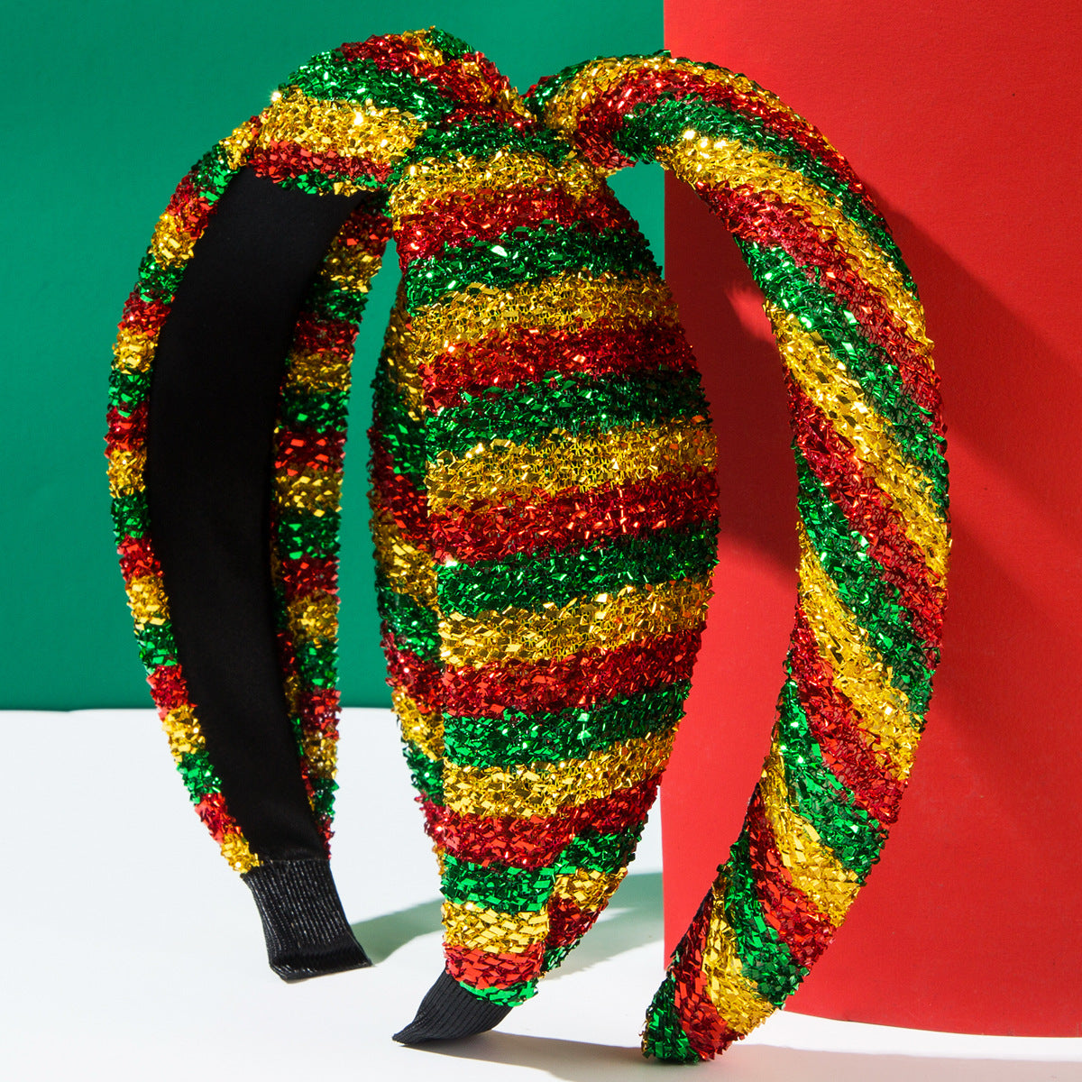 Wholesale New Christmas Creative Striped Checkered Ribbon Fashion Hair Accessory